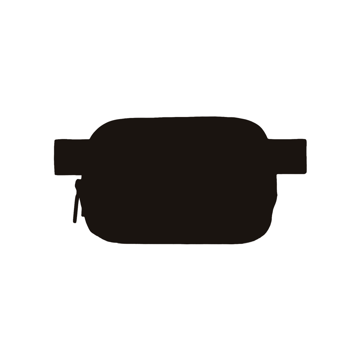 Belt bag with zip pocket and adjustable strap — Pétale founding gift