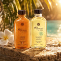 Ultimate Shine Duo — Yves Rocher Pearly Oil Monoï and Monoï Huile Tradition 97%, curated by Pétale